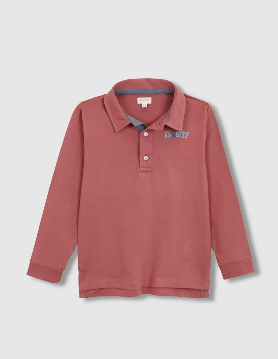 Детская футболка поло однотонная с рисунком на спине Gocco, розовый
Детская футболка поло однотонная с рисунком на спине Gocco, розовый
