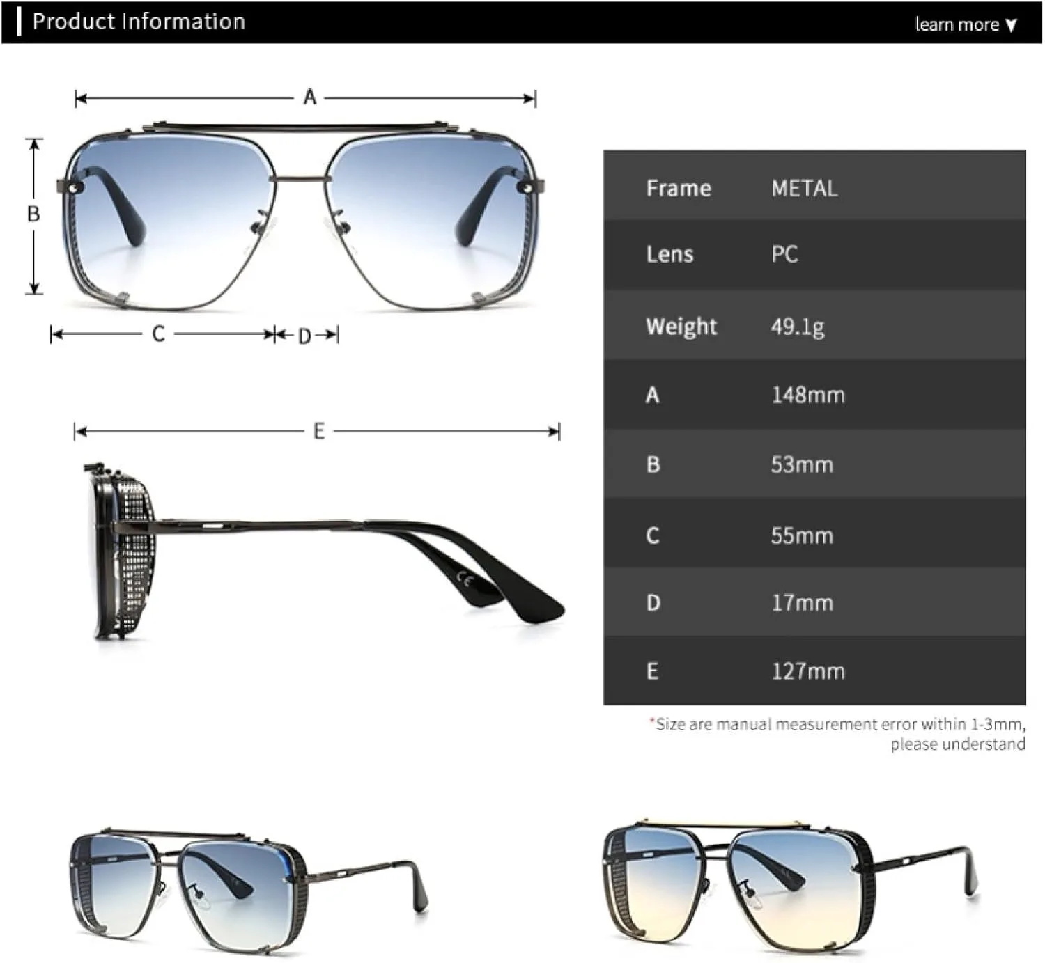 Роскошные солнцезащитные очки в металлической оправе для мужчин и женщин, модные, с защитой от УФ-излучения UV400, в винтажном стиле TVTBBVV, C6double-gray
Роскошные солнцезащитные очки в металлической оправе для мужчин и женщин, модные, с защитой от УФ-излучения UV400, в винтажном стиле TVTBBVV, C6double-gray