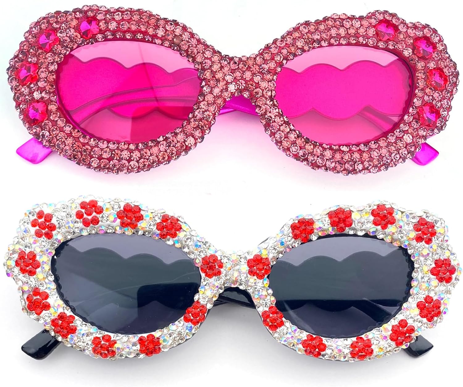 Солнцезащитные очки «кошачий глаз» с бриллиантами для женщин, модные солнцезащитные очки с кристаллами и стразами, милые украшения для вечеринки mincl, 2pcs-black&rose
Солнцезащитные очки «кошачий глаз» с бриллиантами для женщин, модные солнцезащитные очки с кристаллами и стразами, милые украшения для вечеринки mincl, 2pcs-black&rose