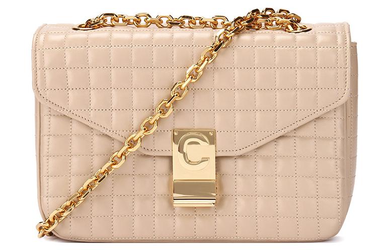 Кожаная маленькая квадратная сумка через плечо, повседневная женская телесного цвета CELINE
Кожаная маленькая квадратная сумка через плечо, повседневная женская телесного цвета CELINE