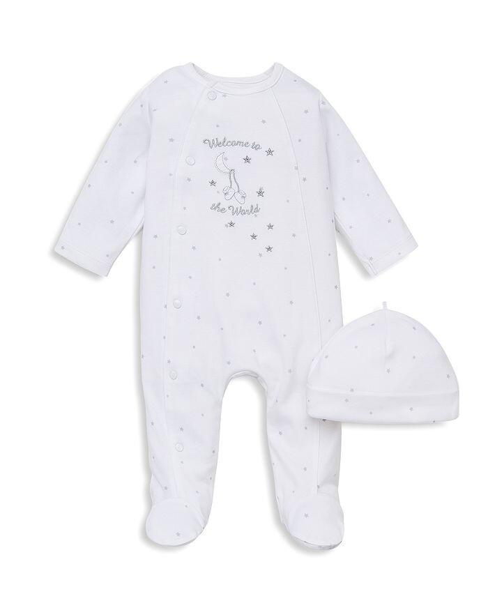 Комплект футболок и шапки Little Me унисекс «Добро пожаловать в мир» — для малышей, белый
Комплект футболок и шапки Little Me унисекс «Добро пожаловать в мир» — для малышей, белый