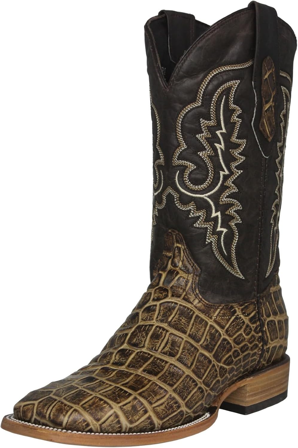 Мужские сандалии-ковбойские сапоги Texas Legacy с принтом аллигатора и квадратным носком, Sand
Мужские сандалии-ковбойские сапоги Texas Legacy с принтом аллигатора и квадратным носком, Sand