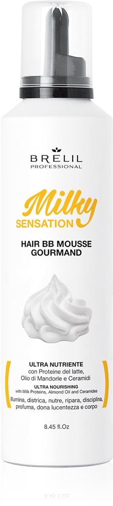 Увлажняющая пенка-мусс Milky Sensation Hair BB для непослушных, вьющихся волос Brelil Professional, 250 мл
Увлажняющая пенка-мусс Milky Sensation Hair BB для непослушных, вьющихся волос Brelil Professional, 250 мл