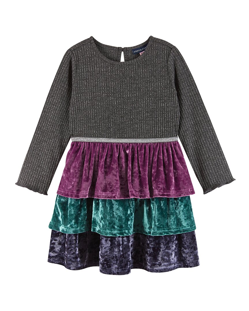 Многоярусное платье Andy & Evan Crushed Velvet, серый
Многоярусное платье Andy & Evan Crushed Velvet, серый