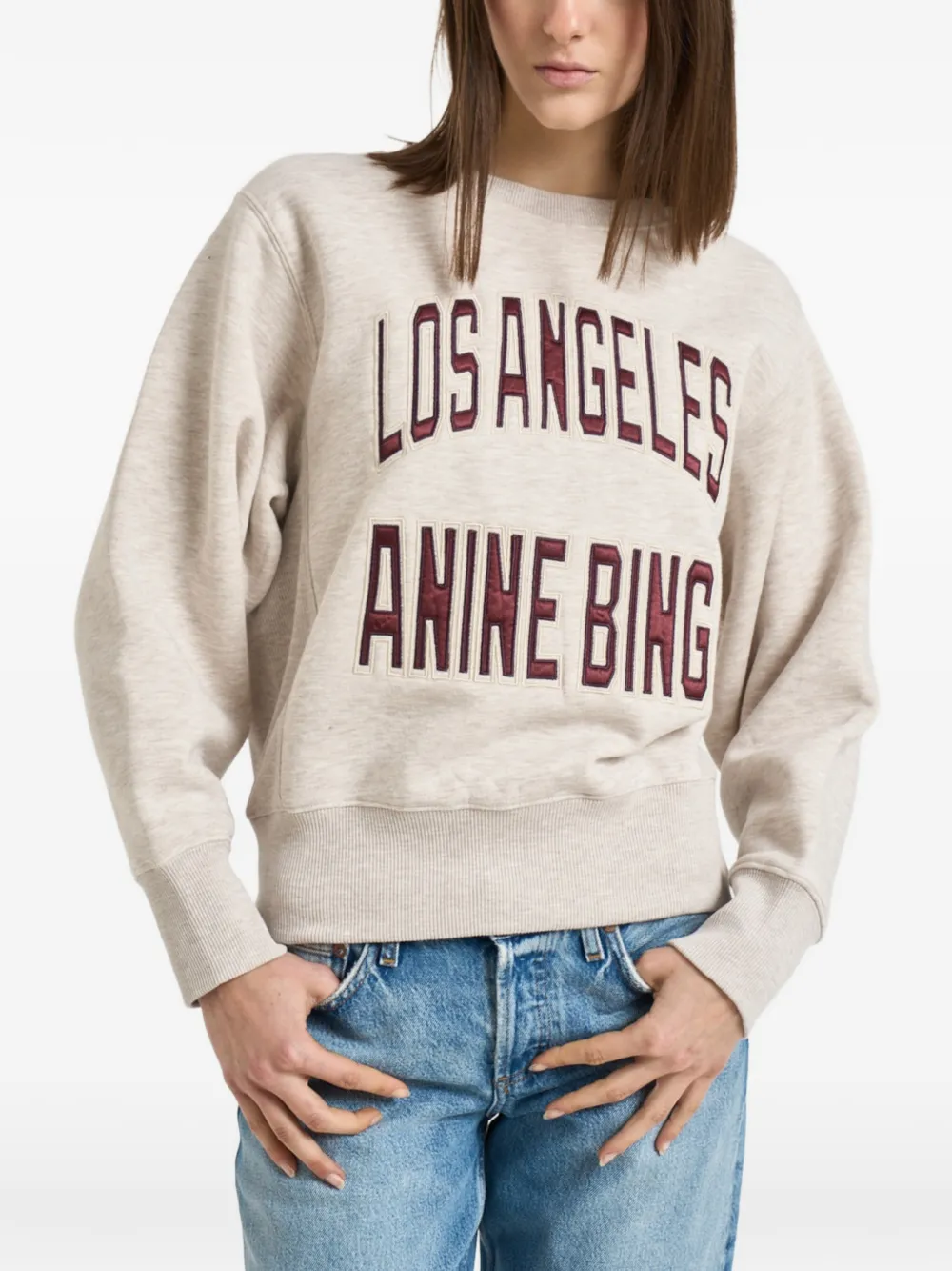 Свитер с круглым вырезом Anine Bing, бежевый
Свитер с круглым вырезом Anine Bing, бежевый