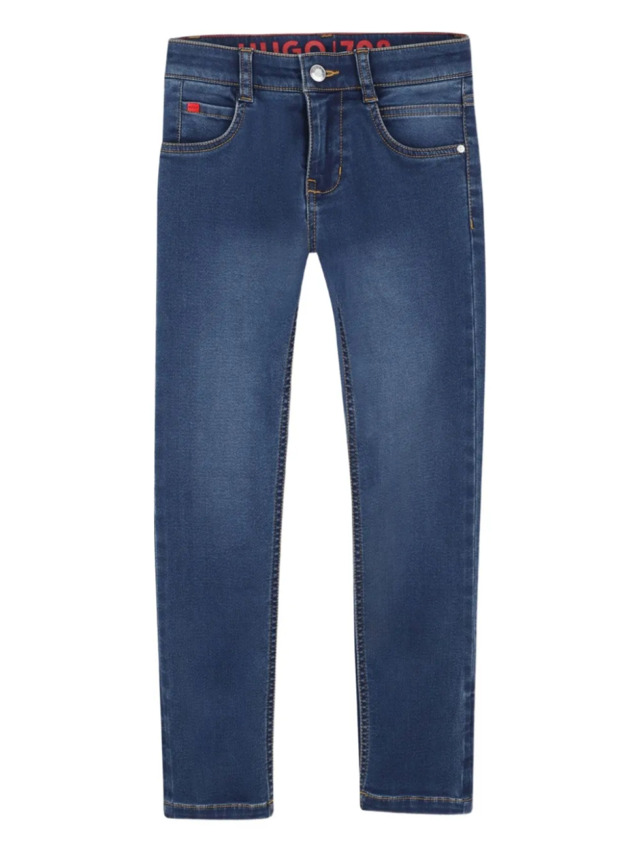 HUGO KIDS джинсы с нашивкой-логотипом, синий
HUGO KIDS джинсы с нашивкой-логотипом, синий