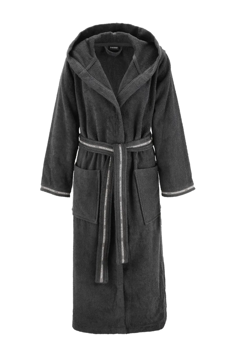 Женский халат Bruno Banani "Danny" (1 шт.), с полосками с логотипом, из 100% хлопка, XS-3XL, антрацит
Женский халат Bruno Banani "Danny" (1 шт.), с полосками с логотипом, из 100% хлопка, XS-3XL, антрацит