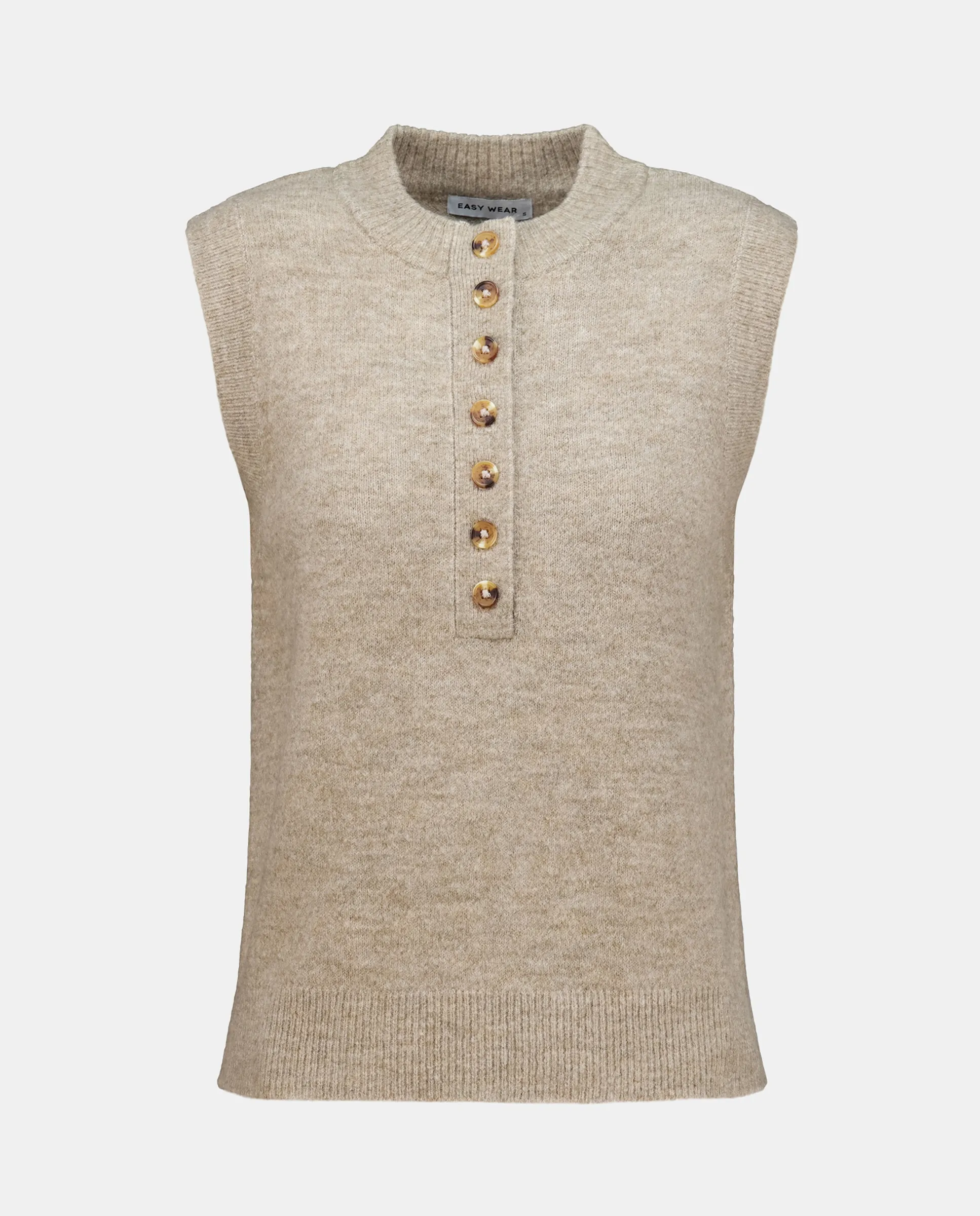 Женский безрукавный джемпер с пуговицами Easy Wear, серо-коричневый
Женский безрукавный джемпер с пуговицами Easy Wear, серо-коричневый