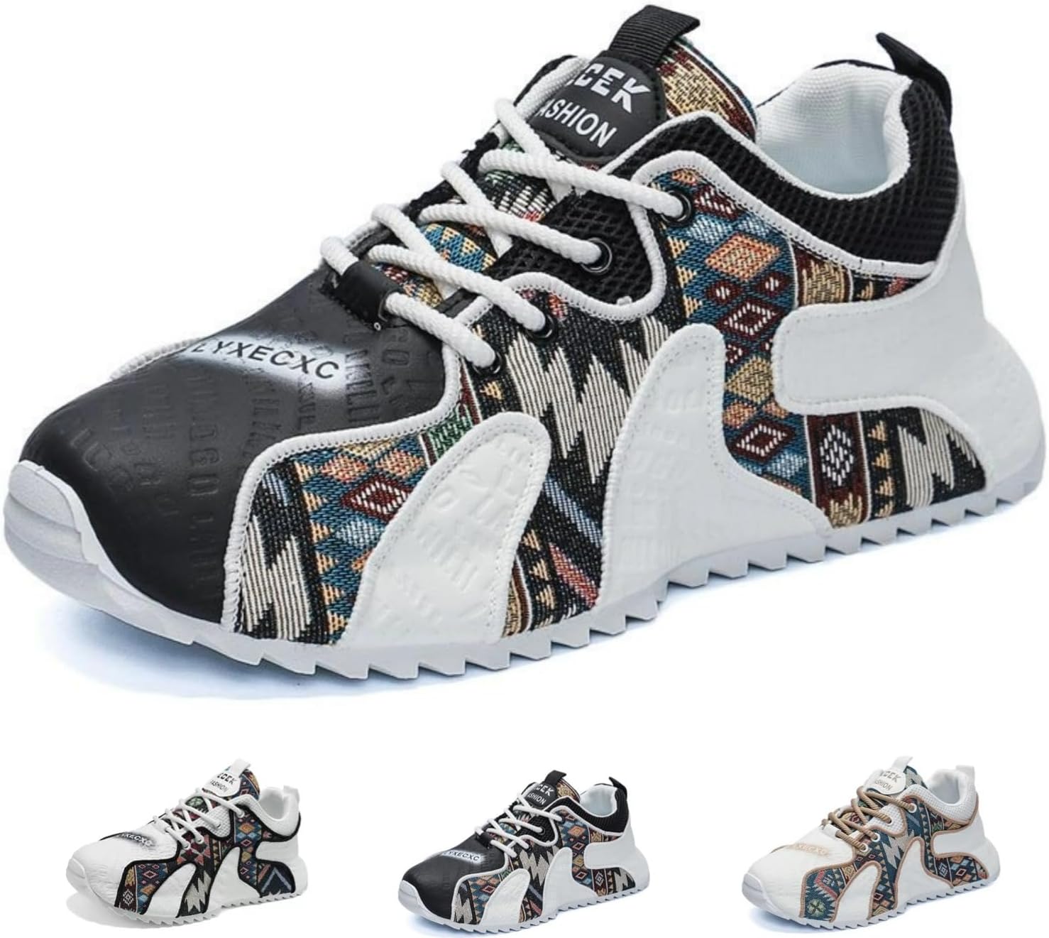 Ретро-кроссовки на массивной подошве для мужчин, дышащие, удобные, повседневные, в уличном стиле, для прогулок Macefil, черный
Ретро-кроссовки на массивной подошве для мужчин, дышащие, удобные, повседневные, в уличном стиле, для прогулок Macefil, черный