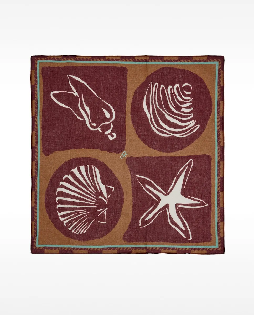 Летний платок 100% хлопок с принтом Parfois, бордовый
Летний платок 100% хлопок с принтом Parfois, бордовый