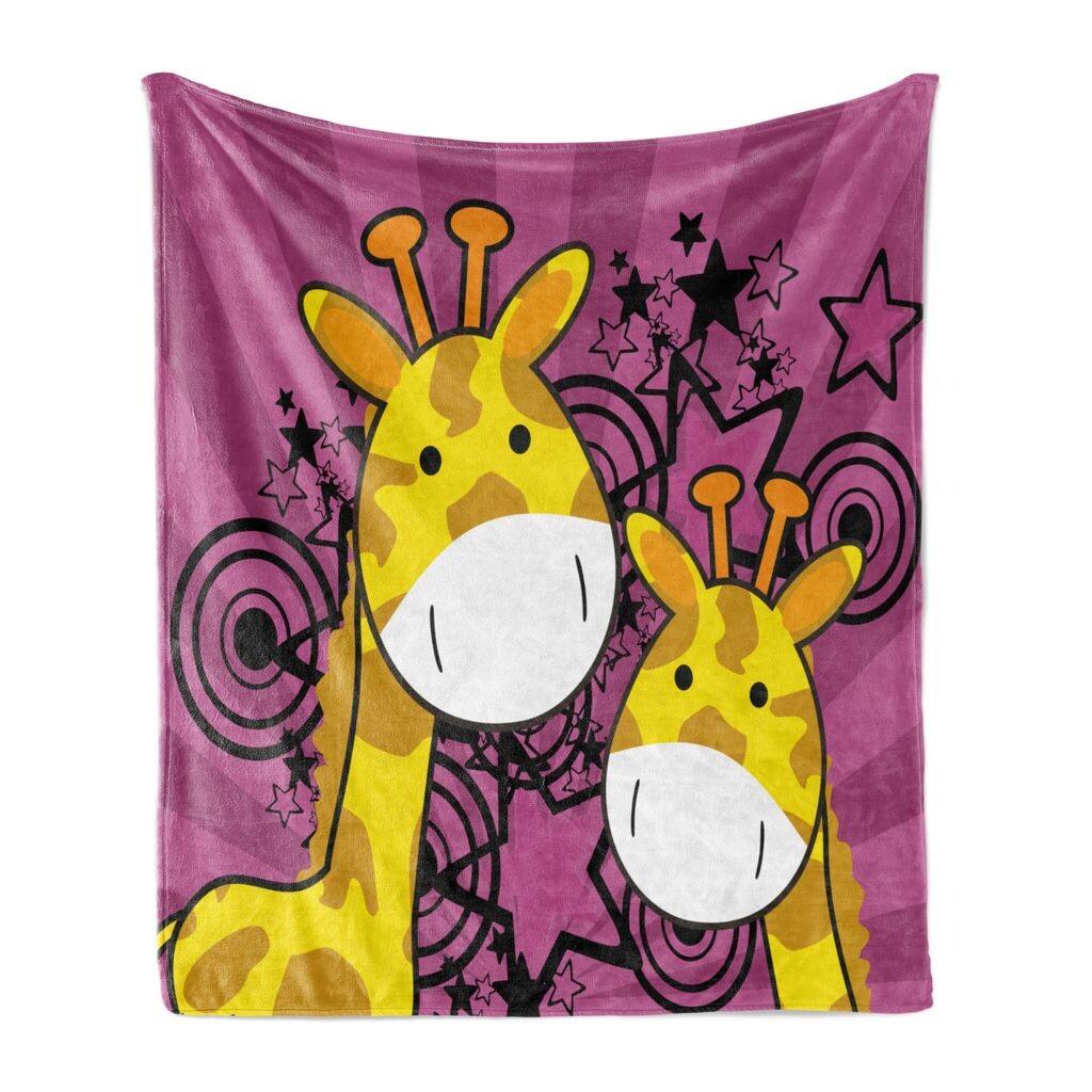 Мягкое фланелевое флисовое одеяло ABAKUHAUS Giraffe, мультяшный стиль, животные, семья звездных вспышек, фон с эффектом солнечных лучей, 175 x 230 см, темно-пурпурный и желтый
Мягкое фланелевое флисовое одеяло ABAKUHAUS Giraffe, мультяшный стиль, животные, семья звездных вспышек, фон с эффектом солнечных лучей, 175 x 230 см, темно-пурпурный и желтый