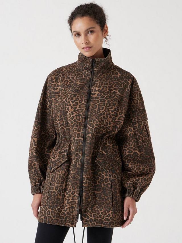 Практичная куртка-парка с леопардовым принтом HUSH, коричневый/разноцветный
Практичная куртка-парка с леопардовым принтом HUSH, коричневый/разноцветный