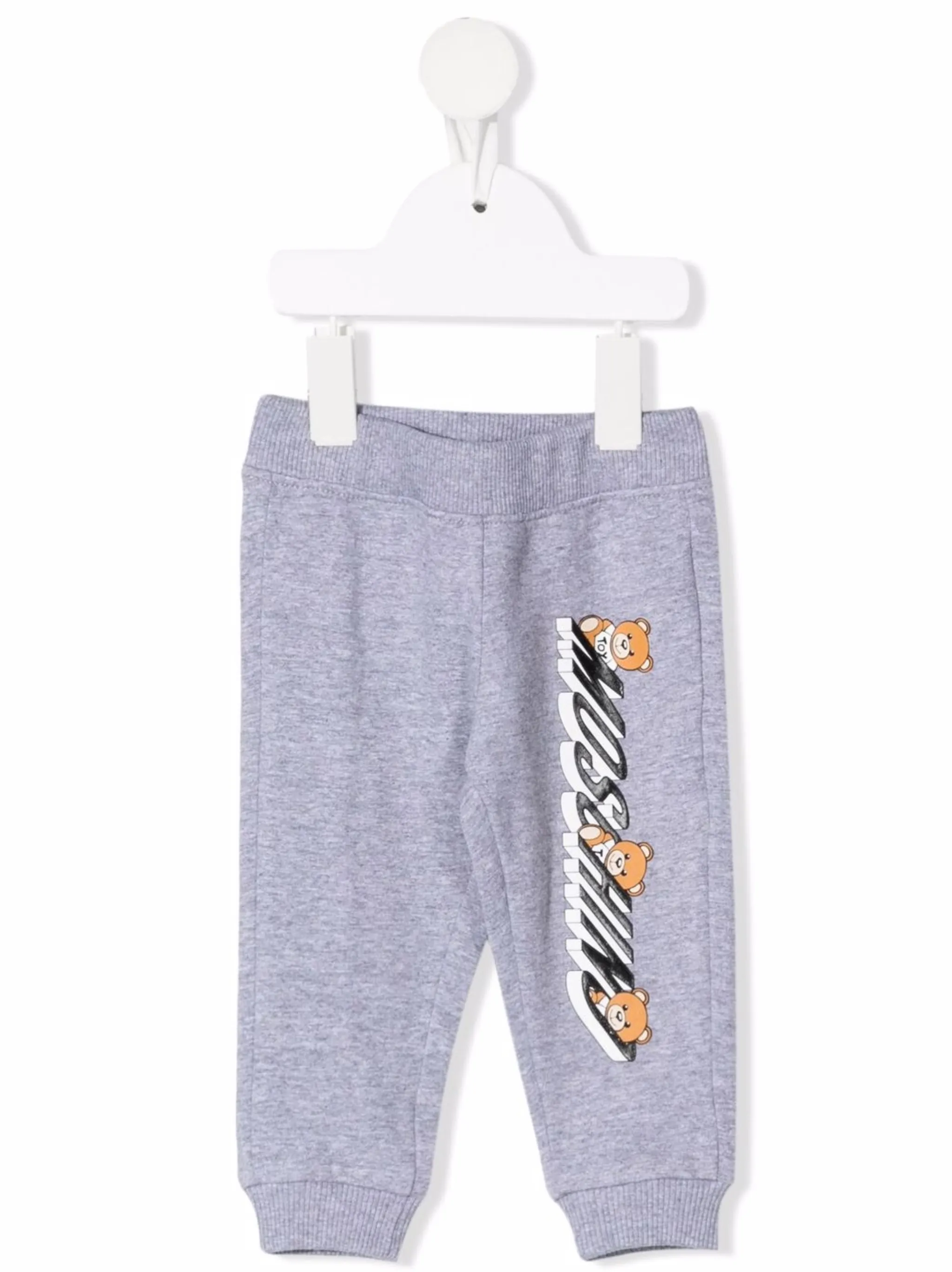 Спортивные брюки с логотипом Moschino Kids, серый
Спортивные брюки с логотипом Moschino Kids, серый
