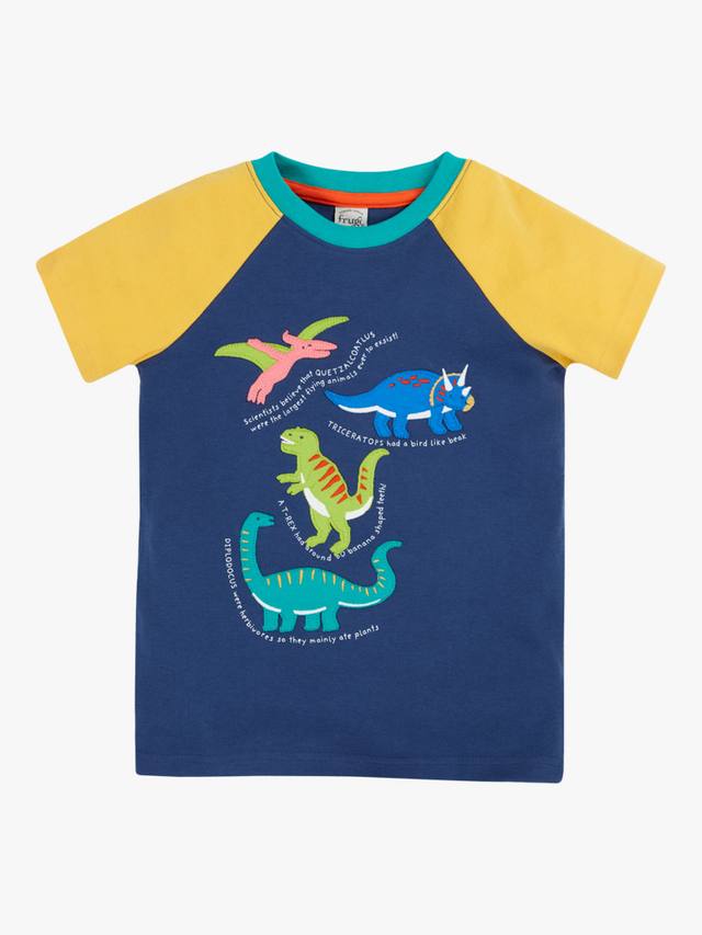 Детская футболка Renny с динозаврами из органического хлопка Frugi, Multi
Детская футболка Renny с динозаврами из органического хлопка Frugi, Multi