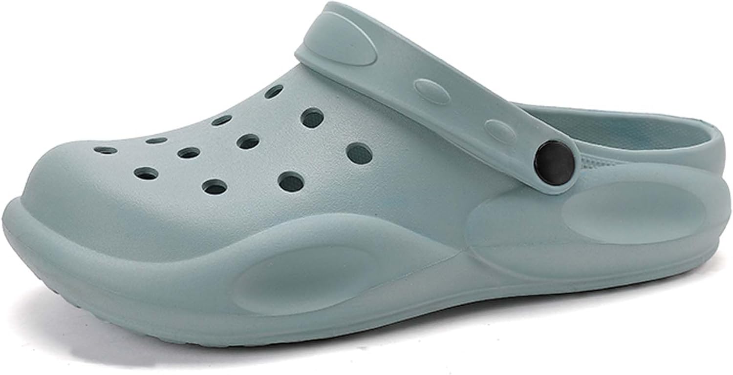 Летние сандалии мужские и женские, сабо, садовая обувь, нескользящие, быстро сохнущие, пляжные, домашние, для душа, мюли с регулируемым каблуком Generic, серый
Летние сандалии мужские и женские, сабо, садовая обувь, нескользящие, быстро сохнущие, пляжные, домашние, для душа, мюли с регулируемым каблуком Generic, серый