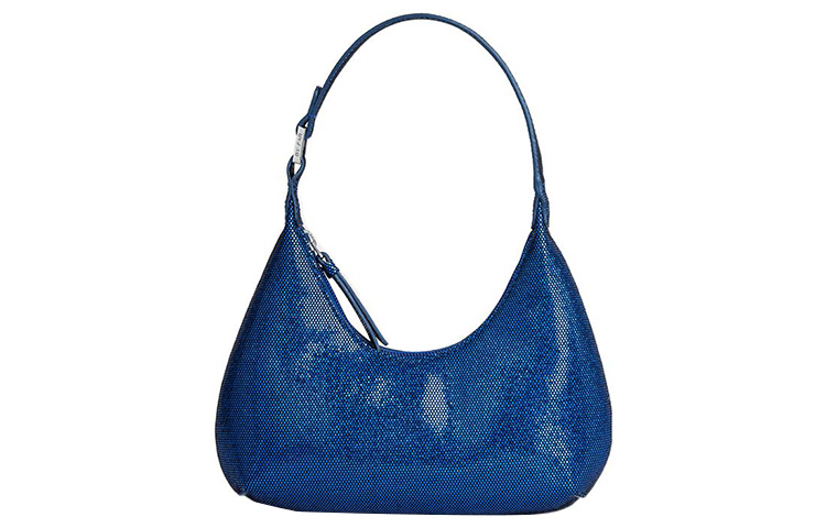 By Far Голубая женская сумка через плечо из козьей кожи
By Far Голубая женская сумка через плечо из козьей кожи