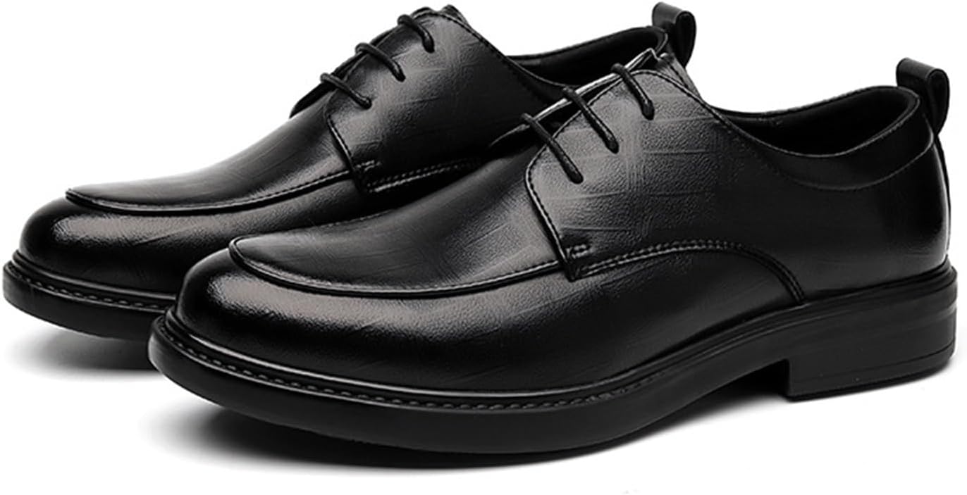 Мужские классические оксфорды KYOESCAI на шнуровке, повседневные туфли, стильные деловые туфли-дерби, черный
Мужские классические оксфорды KYOESCAI на шнуровке, повседневные туфли, стильные деловые туфли-дерби, черный