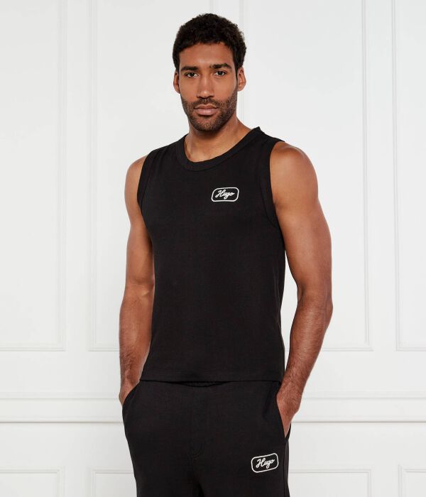 Майка нумаш Regular fit Hugo Blue, черный 
Майка нумаш Regular fit Hugo Blue, черный