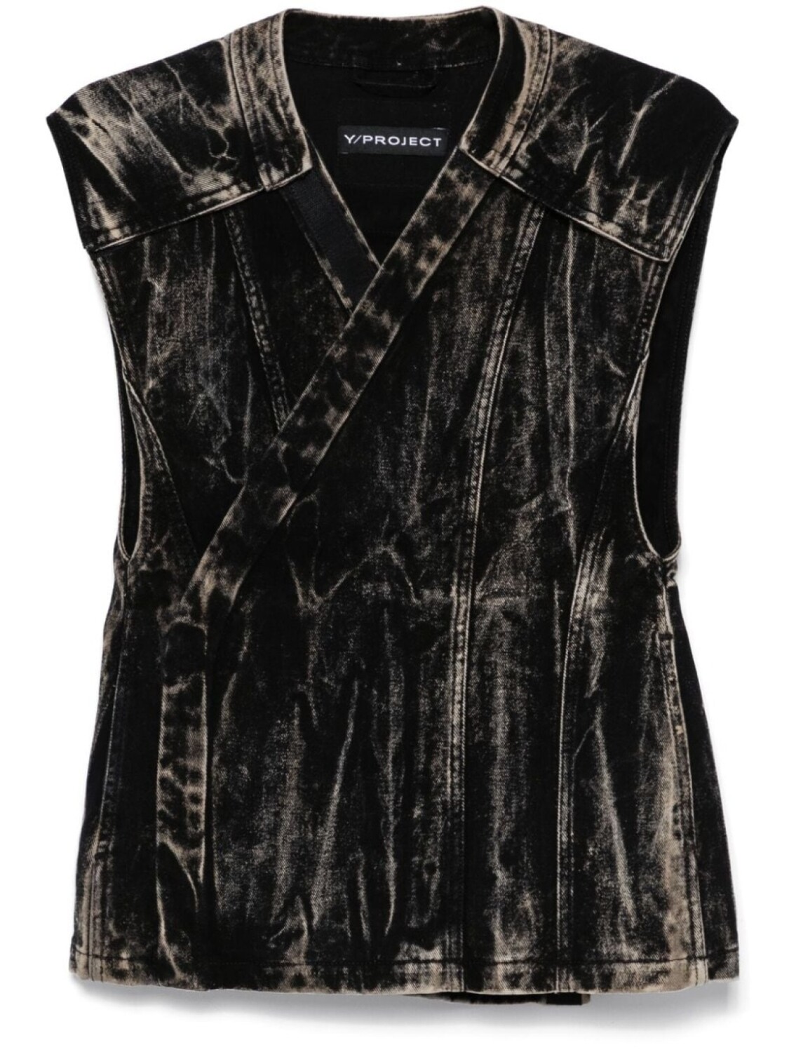 Y/Project жилет с эффектом усов, черный
Y/Project жилет с эффектом усов, черный