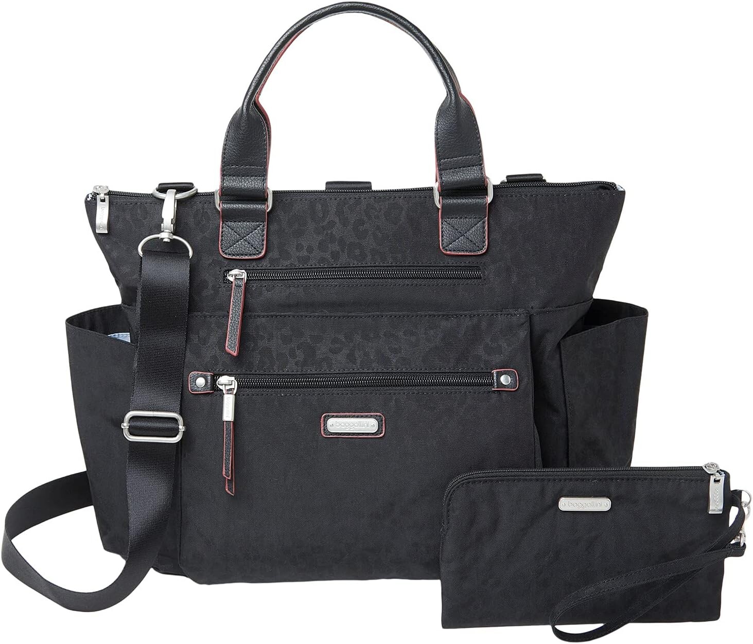 Рюкзак 3-in-1 Convertible Backpack with RFID Phone Wristlet Baggallini, цвет Black Cheetah
Рюкзак 3-in-1 Convertible Backpack with RFID Phone Wristlet Baggallini, цвет Black Cheetah