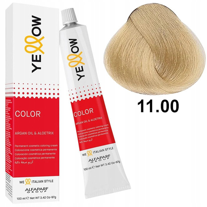 Краска Alfaparf YELLOW Color Permanent 11.00 100 мл
Краска Alfaparf YELLOW Color Permanent 11.00 100 мл