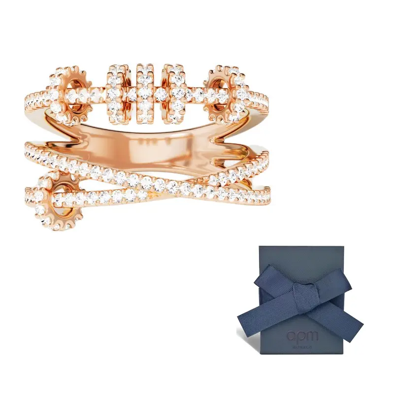 Apm Monaco Кольцо с покрытием из розового золота 18K Unisex
Apm Monaco Кольцо с покрытием из розового золота 18K Unisex