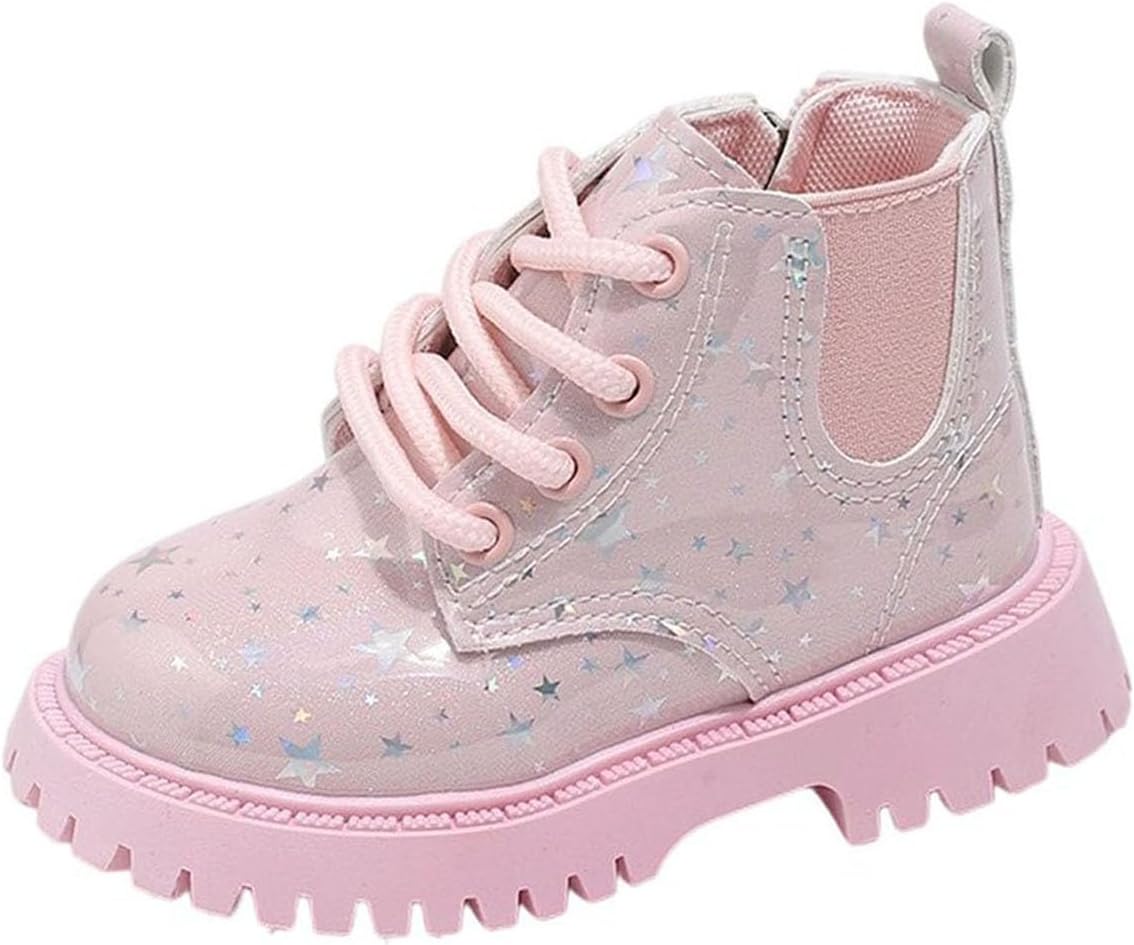 Детские блестящие боевые ботинки для девочек, милые ботильоны с пайетками в виде звезд, застежка на шнуровку и боковую молнию, удобные короткие ботинки Generic, Pink
Детские блестящие боевые ботинки для девочек, милые ботильоны с пайетками в виде звезд, застежка на шнуровку и боковую молнию, удобные короткие ботинки Generic, Pink