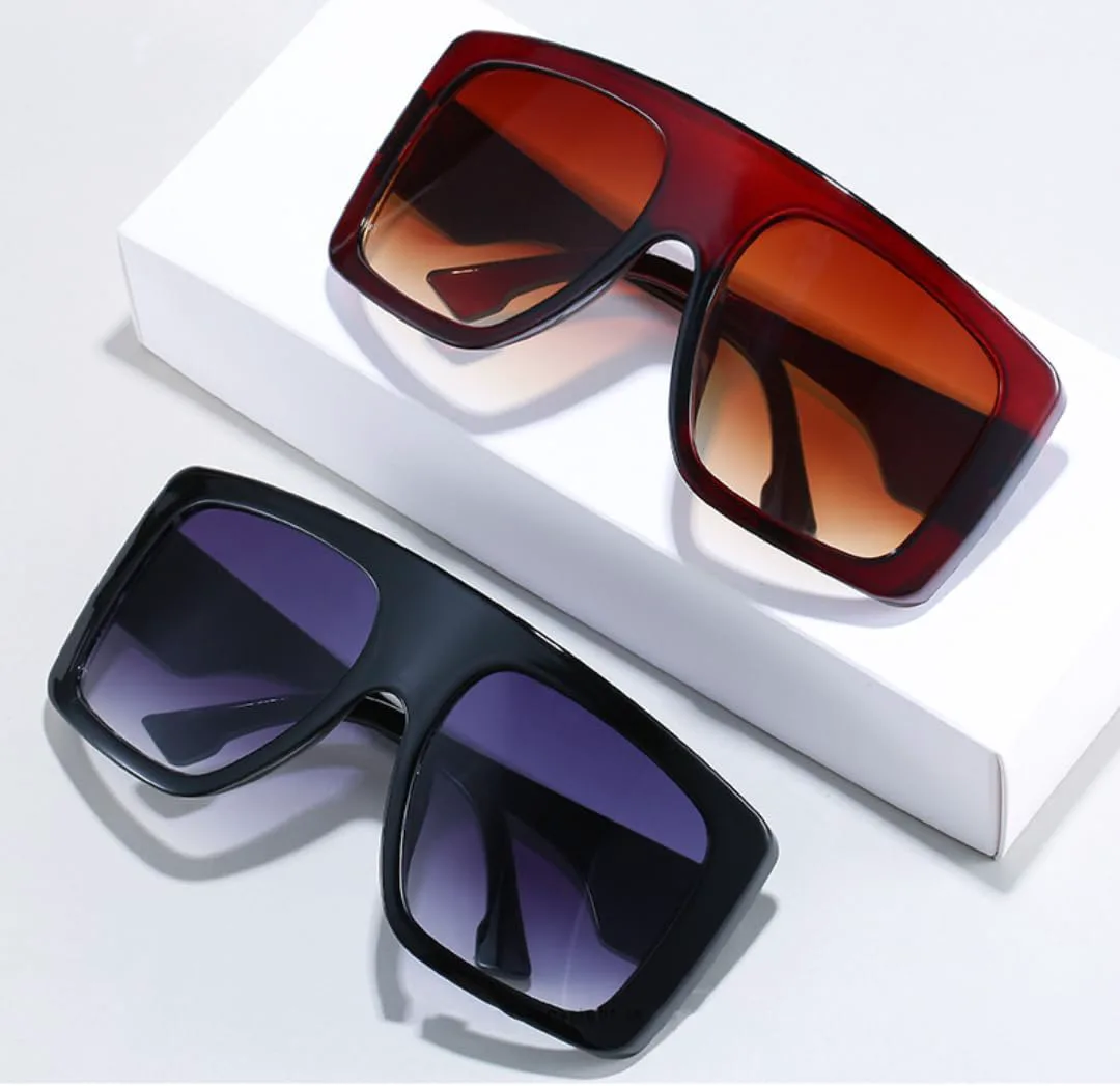 Винтажные солнцезащитные очки в крупной оправе для женщин, роскошные большие очки с плоской верхней частью для мужчин, модные градиентные очки VVTWSSW, 6
Винтажные солнцезащитные очки в крупной оправе для женщин, роскошные большие очки с плоской верхней частью для мужчин, модные градиентные очки VVTWSSW, 6