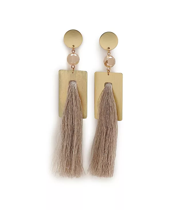 Женские серьги-кисточки Sohi, beige
Женские серьги-кисточки Sohi, beige