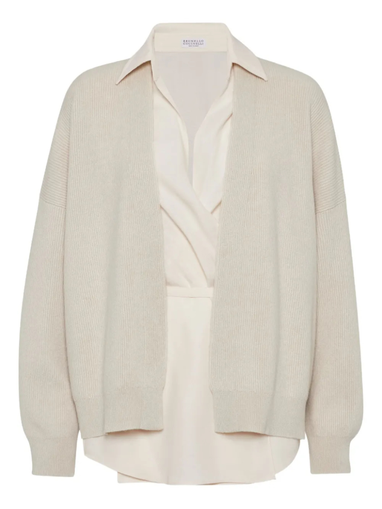 Brunello Cucinelli кашемировый кардиган, нейтральный
Brunello Cucinelli кашемировый кардиган, нейтральный