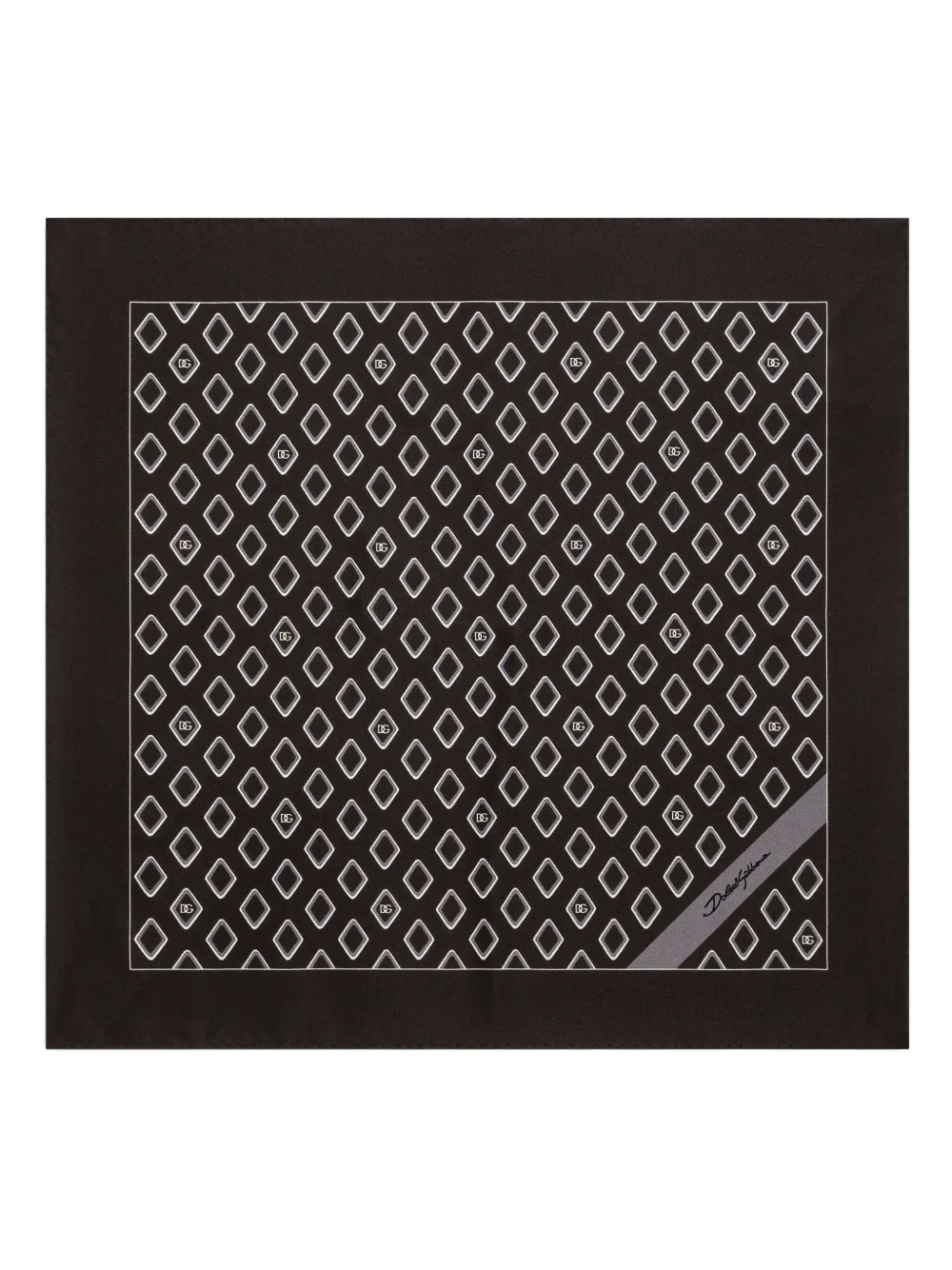 Шарф с геометричным узором DOLCE & GABBANA, черный
Шарф с геометричным узором DOLCE & GABBANA, черный