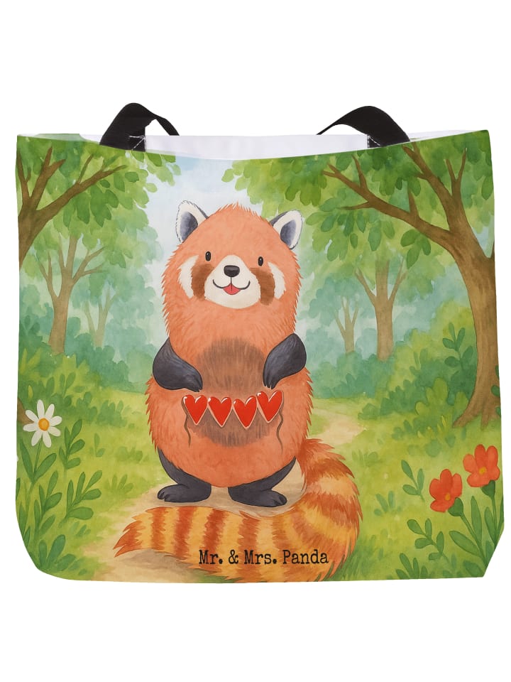 Mr. & Mrs. Panda Сумка-шоппер с изображением красной панды, без слогана, белого цвета
Mr. & Mrs. Panda Сумка-шоппер с изображением красной панды, без слогана, белого цвета