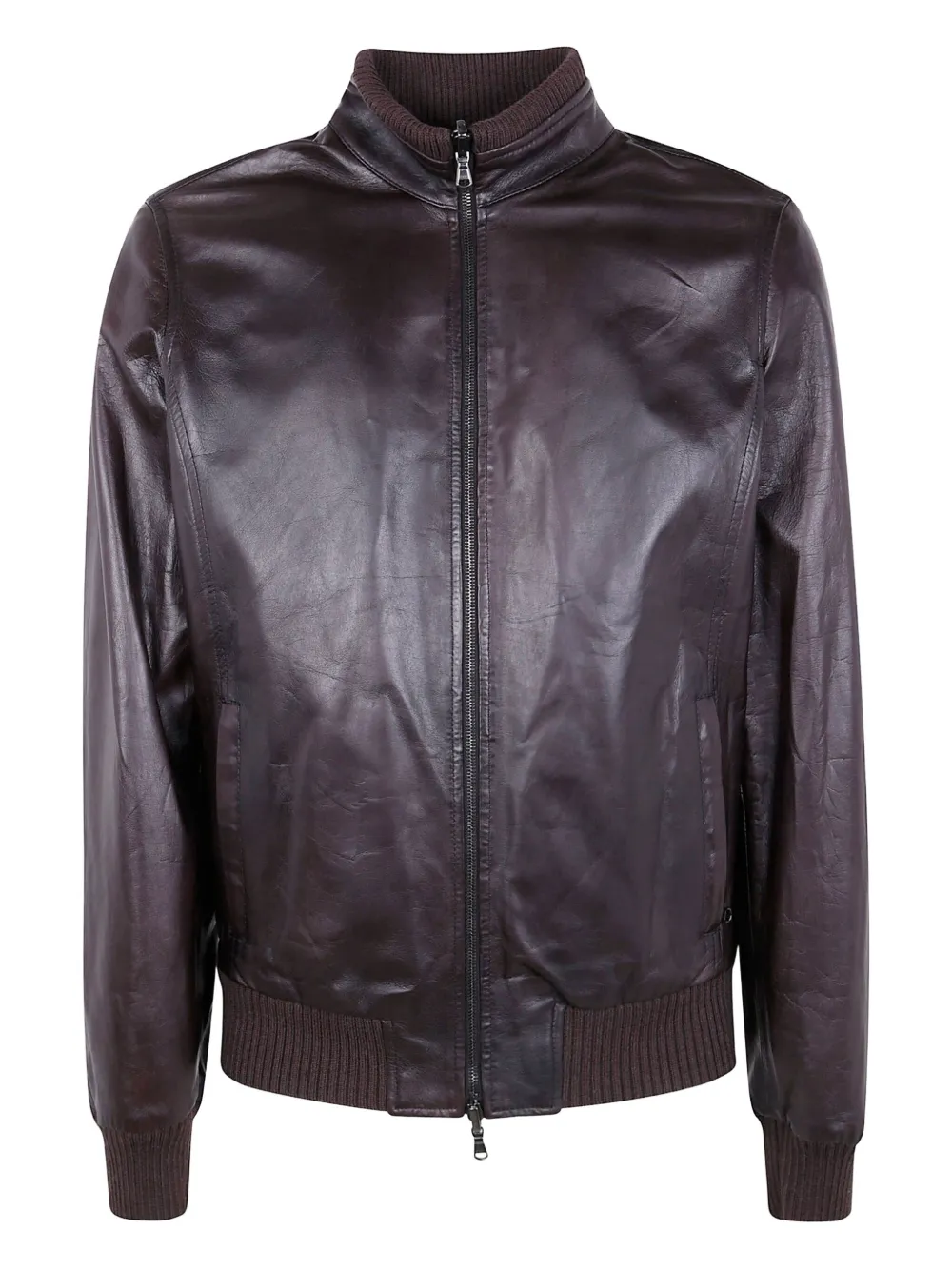 Кожаная куртка в рубчик Barba, коричневый
Кожаная куртка в рубчик Barba, коричневый