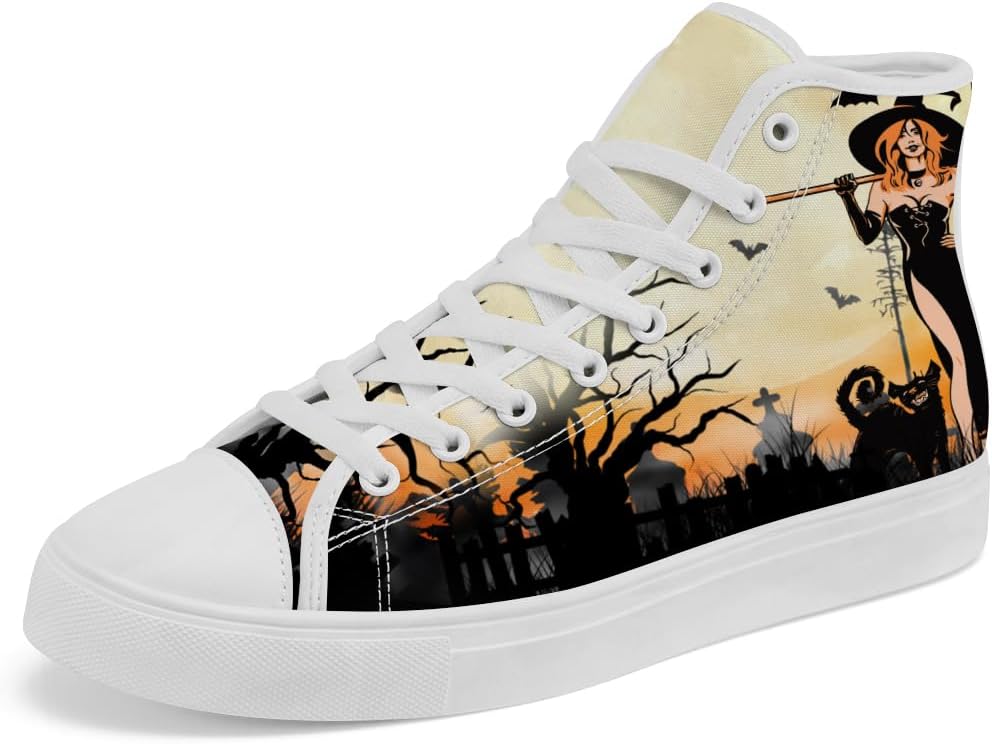 Кеды на высокой подошве Chebing Halloween с рисунком ведьмы, кружевные повседневные кроссовки для мужчин и женщин, желтый
Кеды на высокой подошве Chebing Halloween с рисунком ведьмы, кружевные повседневные кроссовки для мужчин и женщин, желтый