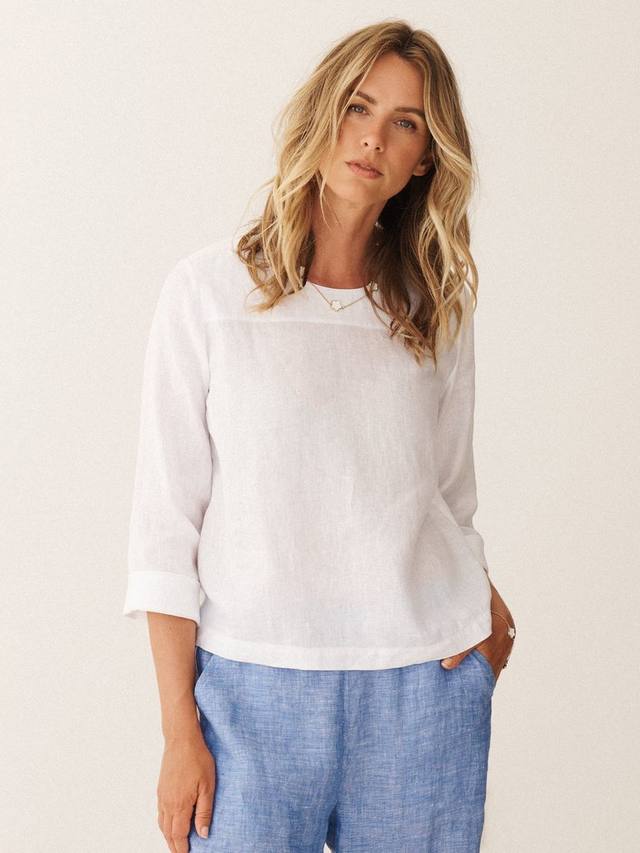 Топ из чистого льна NRBY, белый
Топ из чистого льна NRBY, белый