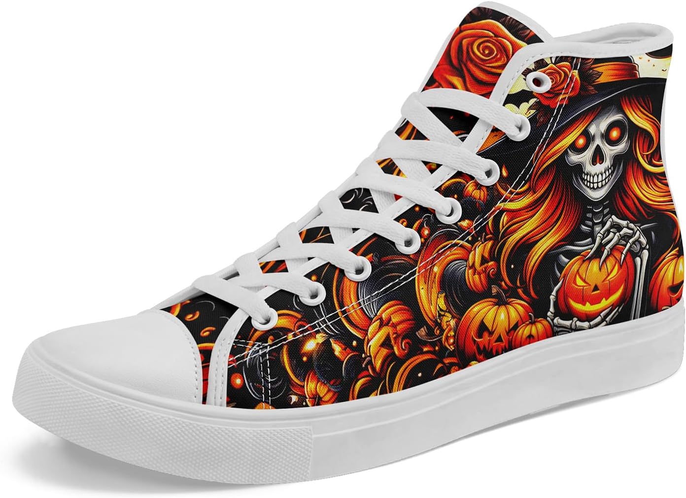 Стильные высокие кеды из канвы для мужчин и женщин с дизайнами тыквы и призрака, праздничный подарок, легкая и дышащая обувь Coolcustomize, белый/черный/желтый/оранжевый/серый
Стильные высокие кеды из канвы для мужчин и женщин с дизайнами тыквы и призрака, праздничный подарок, легкая и дышащая обувь Coolcustomize, белый/черный/желтый/оранжевый/серый