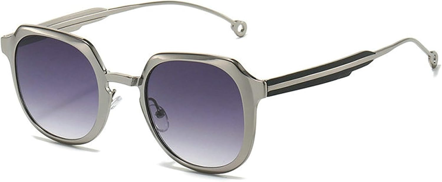 Willochra Модные солнцезащитные очки Polygon Round для женщин, модель 2025, роскошные винтажные очки в стиле панк с металлической оправой. Модные солнцезащитные очки для женщин, C6
Willochra Модные солнцезащитные очки Polygon Round для женщин, модель 2025, роскошные винтажные очки в стиле панк с металлической оправой. Модные солнцезащитные очки для женщин, C6