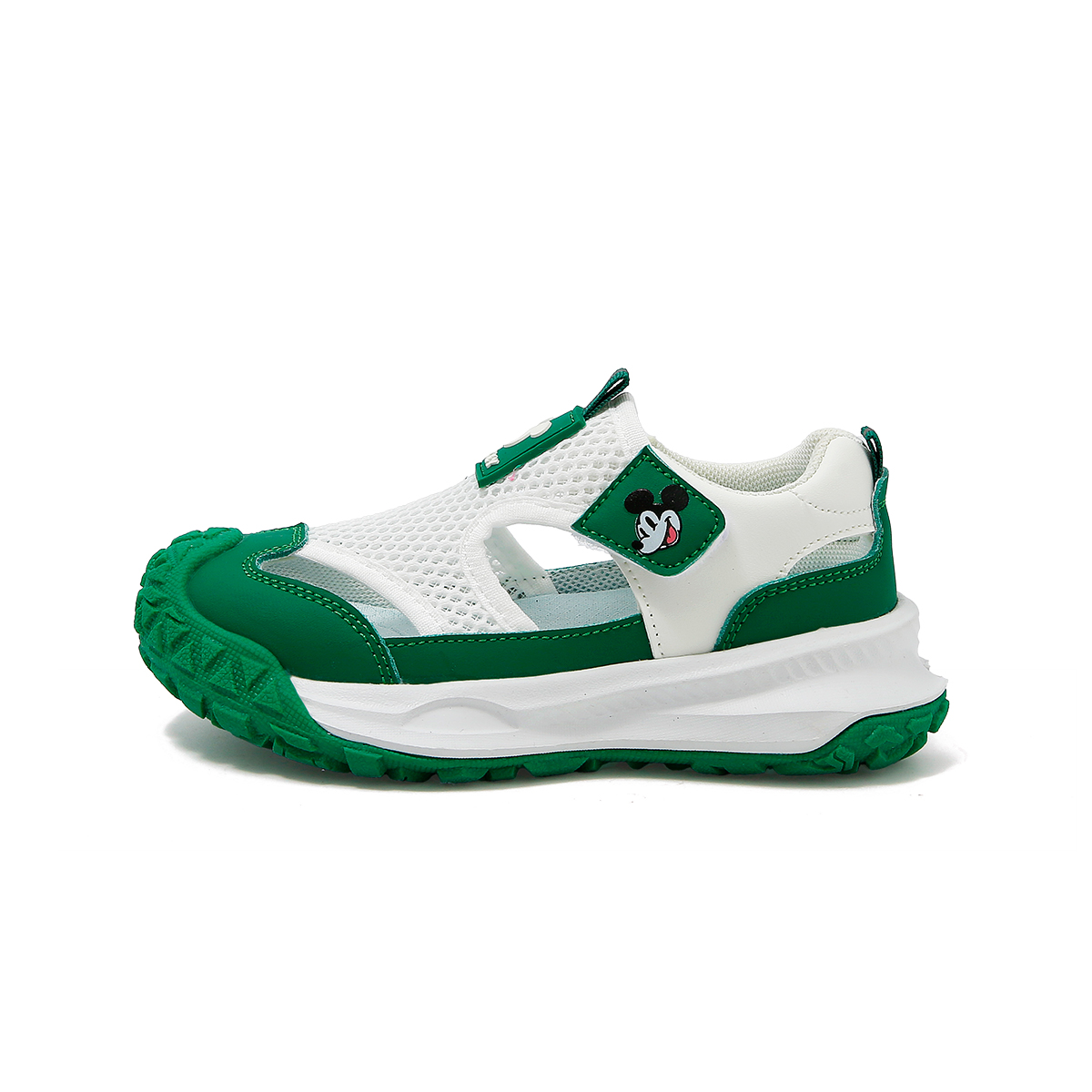 Сандалии серии Mickey с низким верхом, амортизирующие, устойчивые к истиранию, дышащие, противоскользящие, детские Disney, белый/зеленый
Сандалии серии Mickey с низким верхом, амортизирующие, устойчивые к истиранию, дышащие, противоскользящие, детские Disney, белый/зеленый