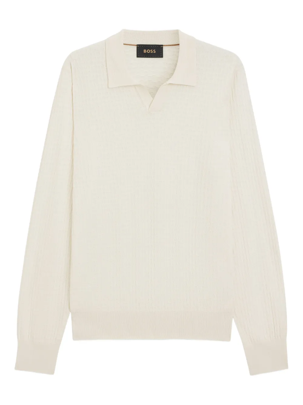 Фактурный свитер Boss, бежевый
Фактурный свитер Boss, бежевый