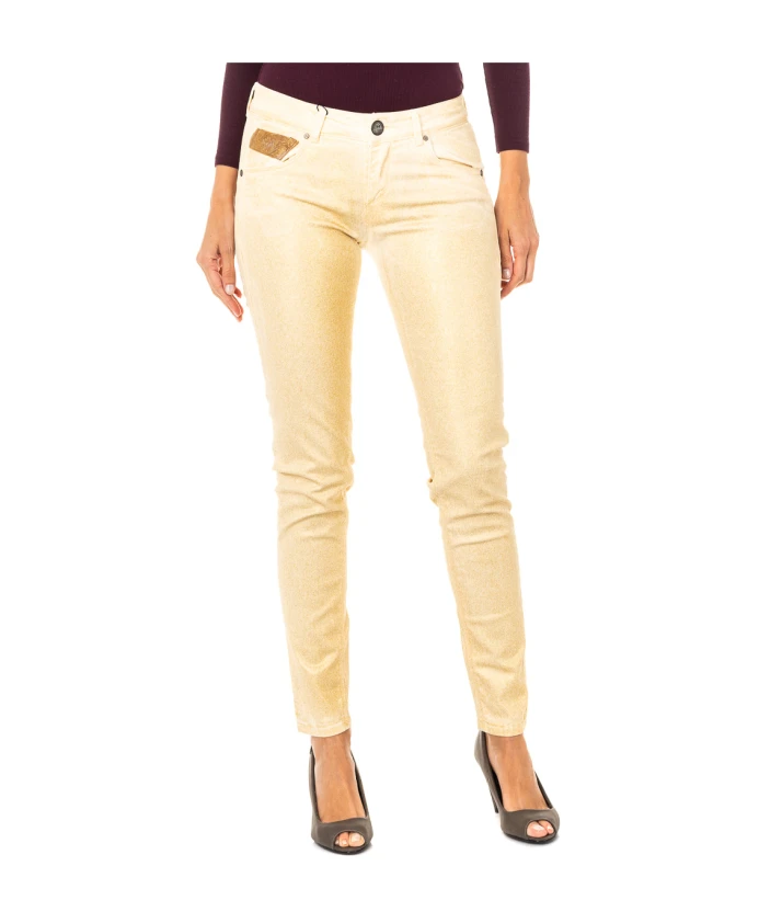 Блестящие узкие штаны La Martina, желтый
Блестящие узкие штаны La Martina, желтый