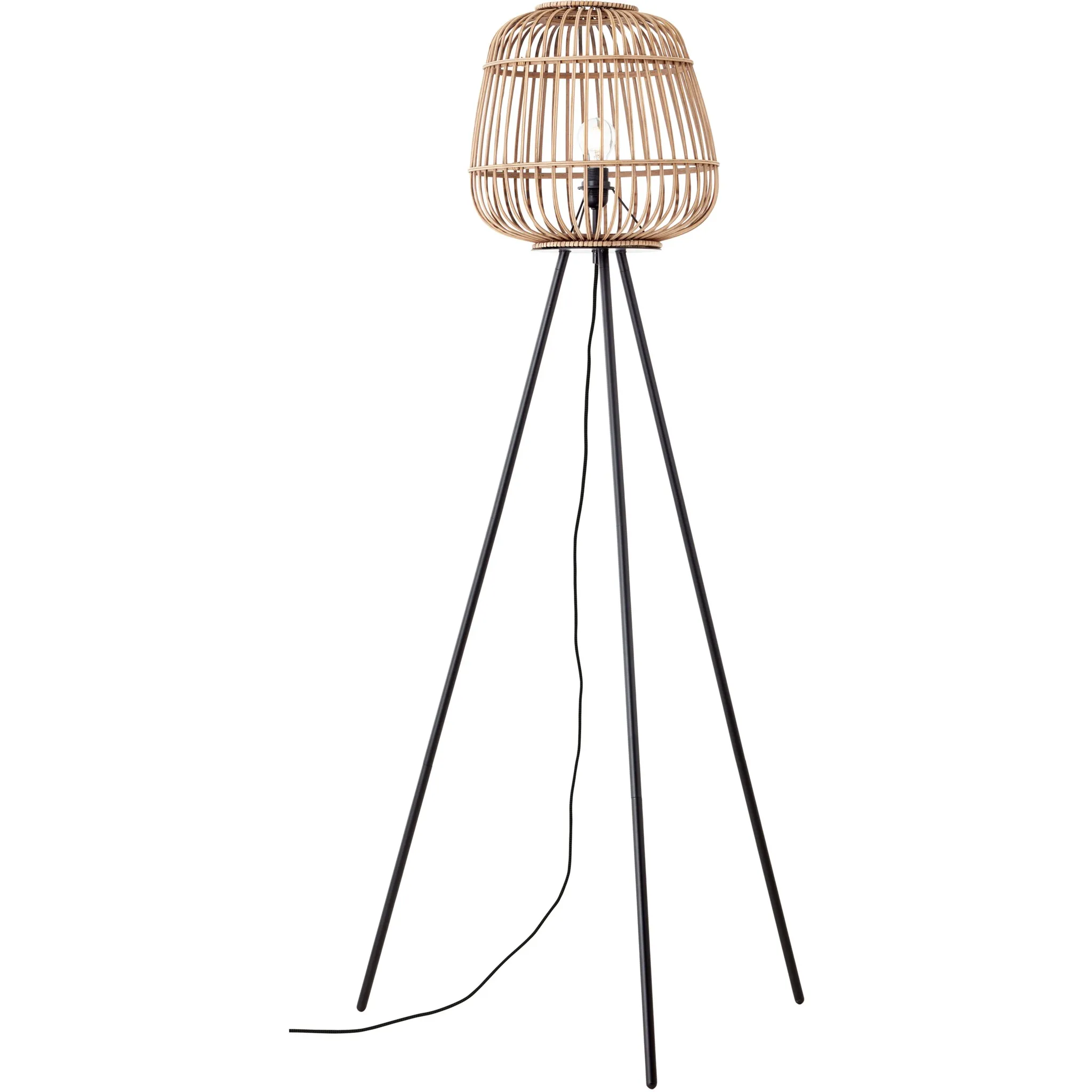 Торшер для дома «Nikka», 1 лампочка, лампочка E27 | без лампочки, торшер на трёх ножках высотой 1,55м, абажур из ротанга Home Affaire, цвет natur/schwarz
Торшер для дома «Nikka», 1 лампочка, лампочка E27 | без лампочки, торшер на трёх ножках высотой 1,55м, абажур из ротанга Home Affaire, цвет natur/schwarz