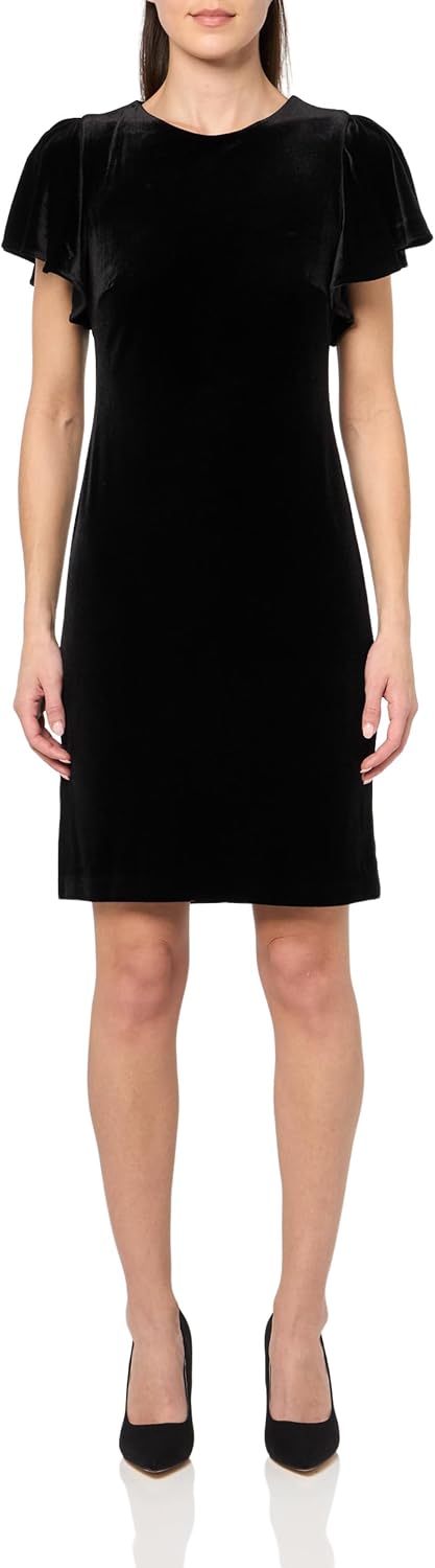 Женское мини-платье-футляр с рукавами-крылышками и высоким воротом от Tommy Hilfiger, Black
Женское мини-платье-футляр с рукавами-крылышками и высоким воротом от Tommy Hilfiger, Black