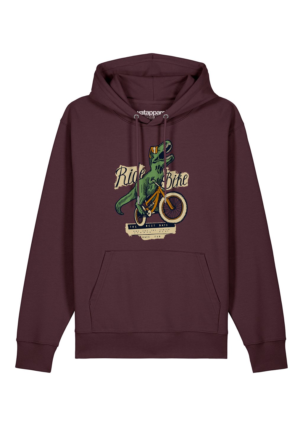 Толстовка с капюшоном T-REX FAHRRAD watapparel, темно-красный
Толстовка с капюшоном T-REX FAHRRAD watapparel, темно-красный