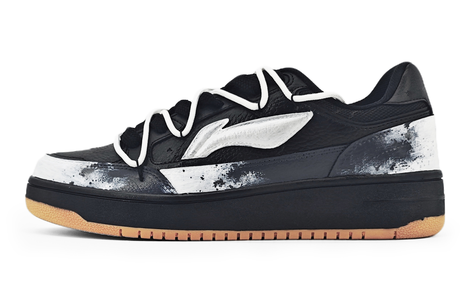 LINING ЛиНинг Тяньцзи Противоскользящие и износостойкие низкие скейтерские кроссовки с эффектом увеличения роста мужские черно-белые - бело-черные, цвет White Black
LINING ЛиНинг Тяньцзи Противоскользящие и износостойкие низкие скейтерские кроссовки с эффектом увеличения роста мужские черно-белые - бело-черные, цвет White Black