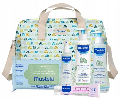 Набор детской косметики Mustela Bebe Little Moments + сумка Mustela 
Набор детской косметики Mustela Bebe Little Moments + сумка Mustela