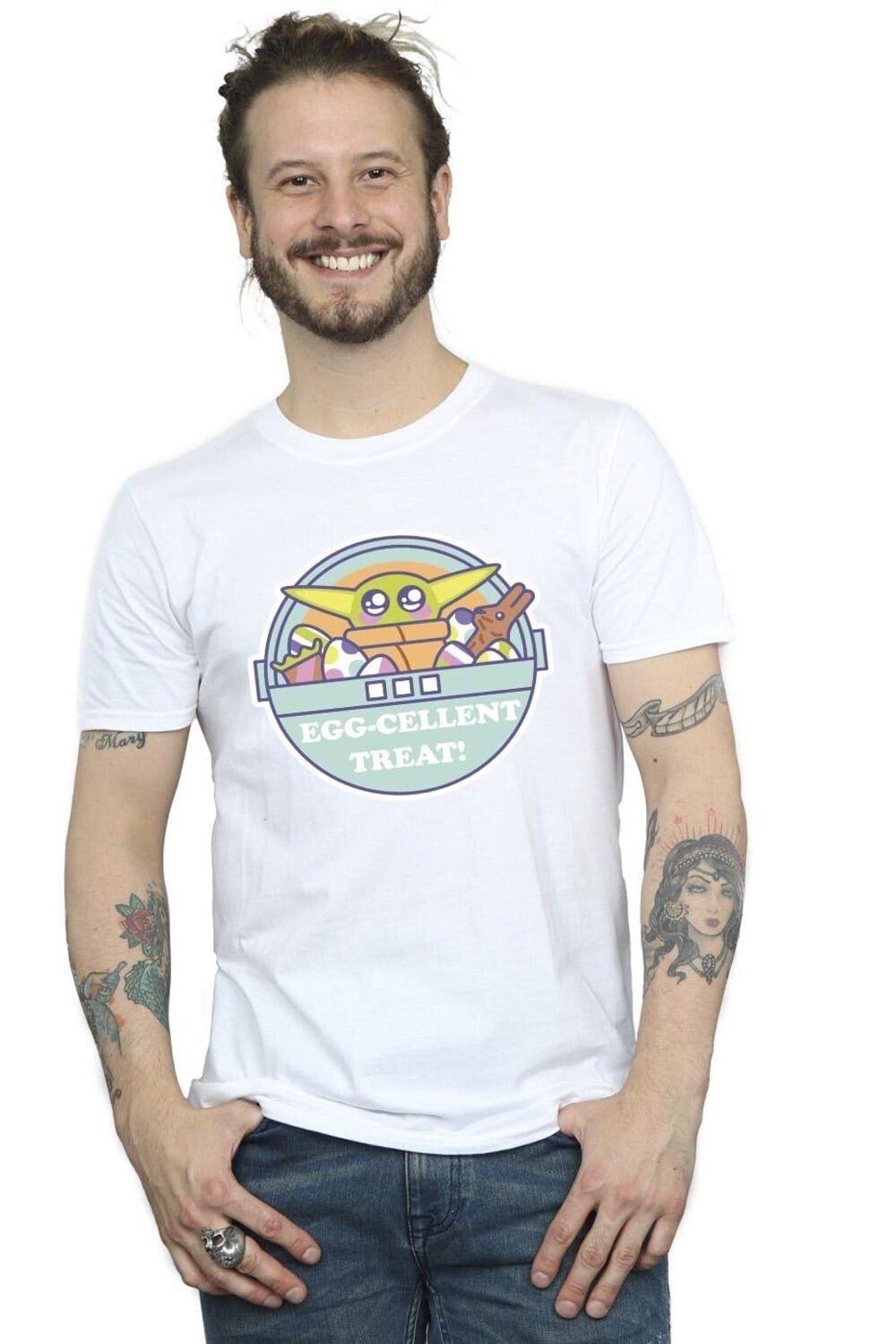 Пасхальная футболка Mandalorian Eggcellent Star Wars, белый
Пасхальная футболка Mandalorian Eggcellent Star Wars, белый