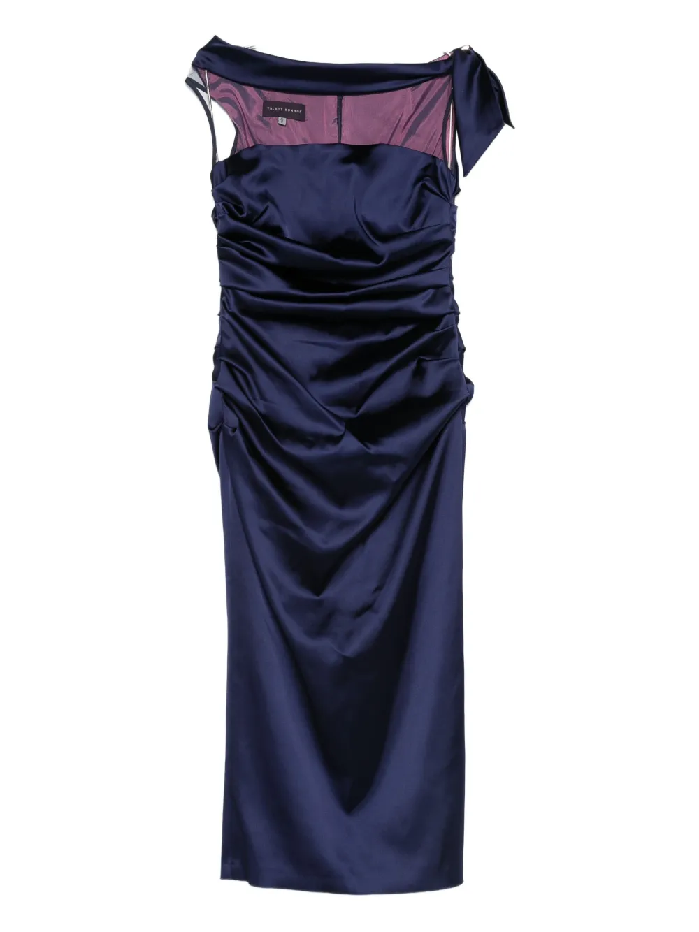 Платье из драпированного сатина Talbot Runhof, синий
Платье из драпированного сатина Talbot Runhof, синий