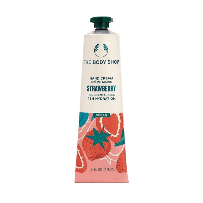 Крем для рук с клубникой The Body Shop, 30 мл
Крем для рук с клубникой The Body Shop, 30 мл