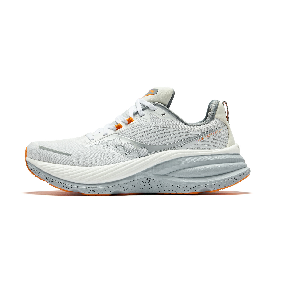 Кроссовки мужские с низким верхом белые/серебристые Saucony 
Кроссовки мужские с низким верхом белые/серебристые Saucony