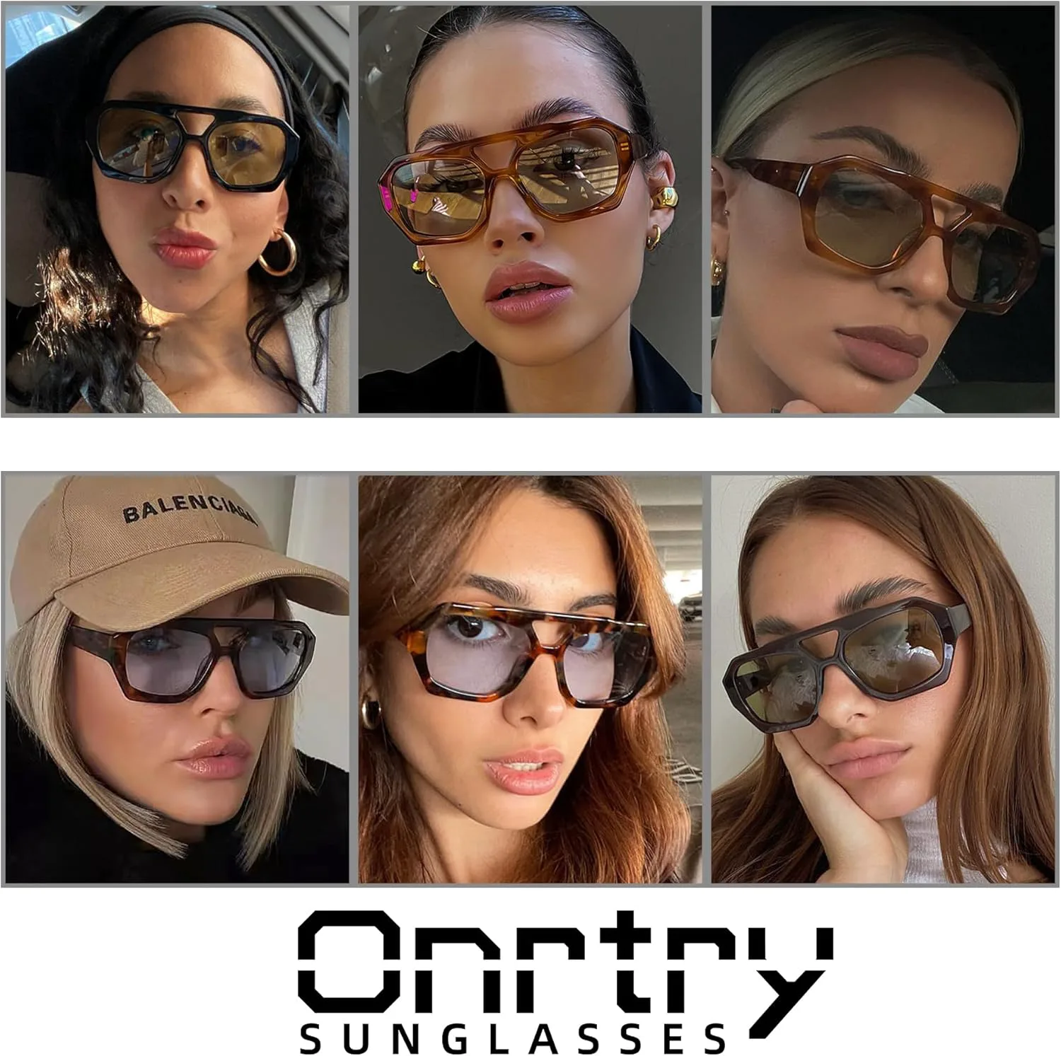 Модные шестиугольные солнцезащитные очки-авиаторы Onrtry для женщин, толстая квадратная оправа, двойная перемычка, A08yellow Leopard Frame/Gradient Brown Lens
Модные шестиугольные солнцезащитные очки-авиаторы Onrtry для женщин, толстая квадратная оправа, двойная перемычка, A08yellow Leopard Frame/Gradient Brown Lens